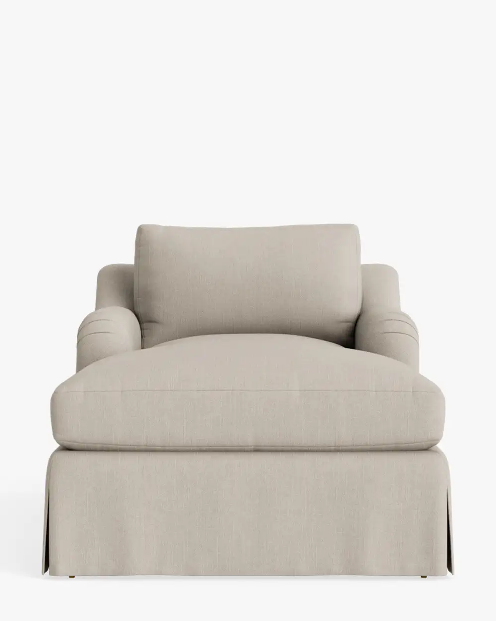 Traditional Wood Chaise