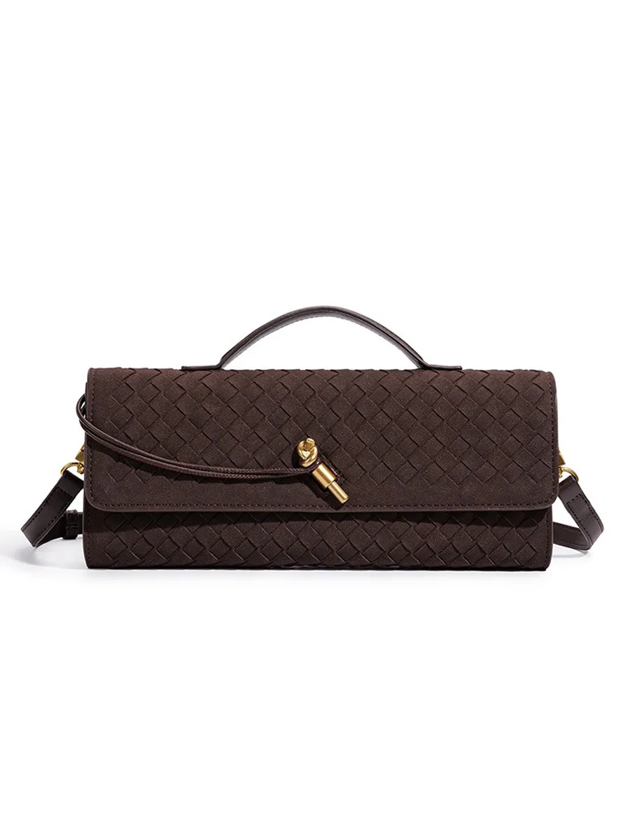 Aurora Hand-Woven Matte Cowhide Bag