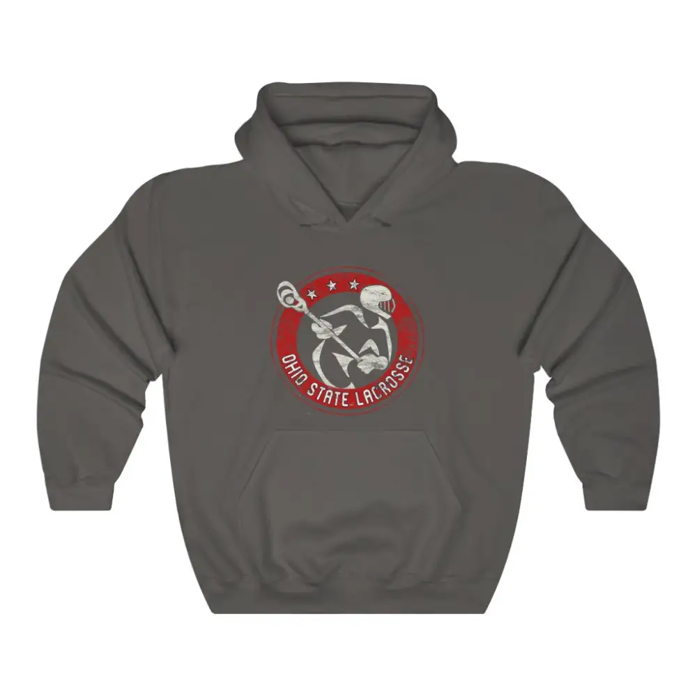 Everyday Vintage Player Lacrosse Graphic Pullover Hoodie