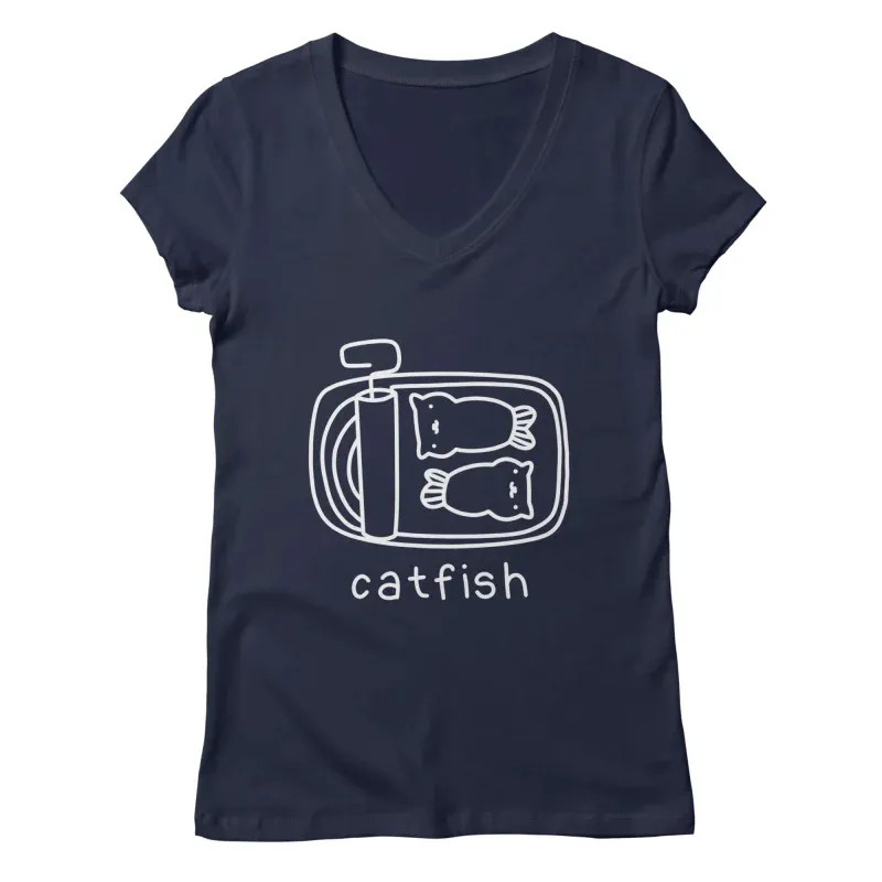 Catfish V-Neck Tee