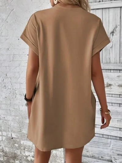 Classic Tee Short-Sleeve Cotton Mini Dress