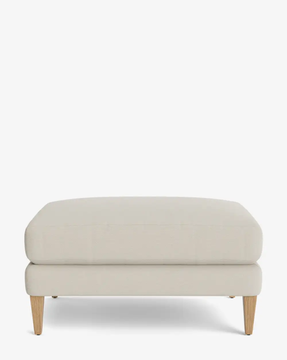 Modern Oak Ottoman