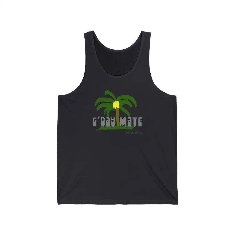 Palm Tree Travel Graphic Tank Top