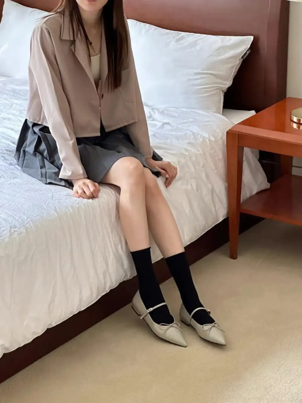 Comfort Focused Neat Faux Leather Everyday Flats
