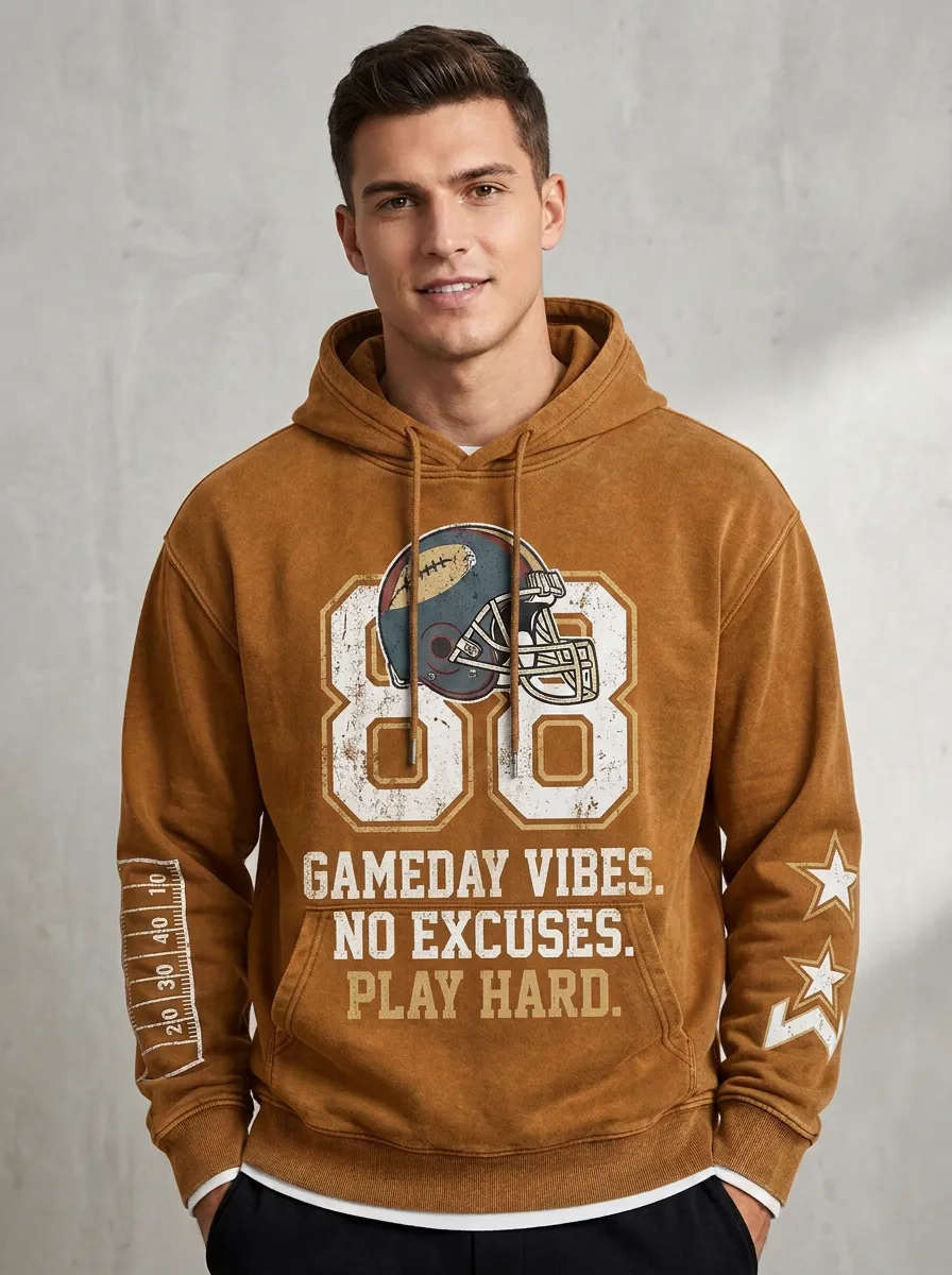 Men's Football Helmet Gameday Hoodie