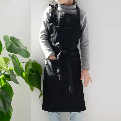 Kids Bib Denim Work Apron