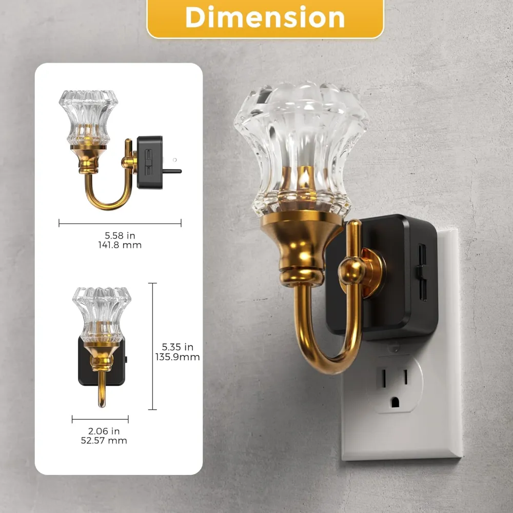 Floral Plug-In Night Light
