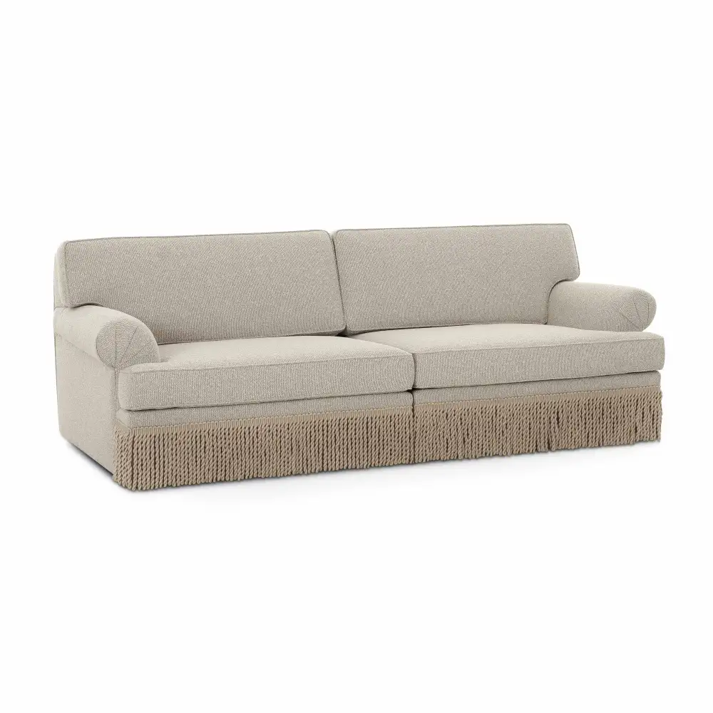 Modular Boucle Upholstered Sofa