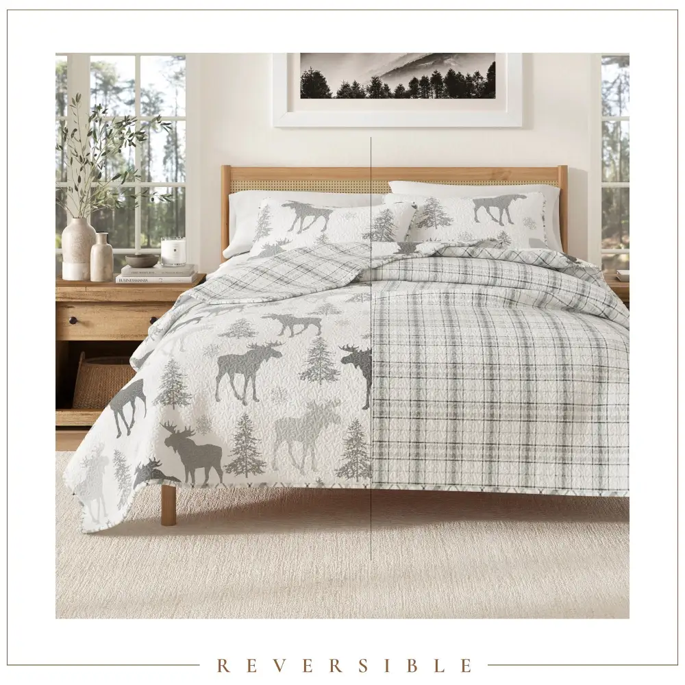 Elegant Lodge Quilt Bedding Set