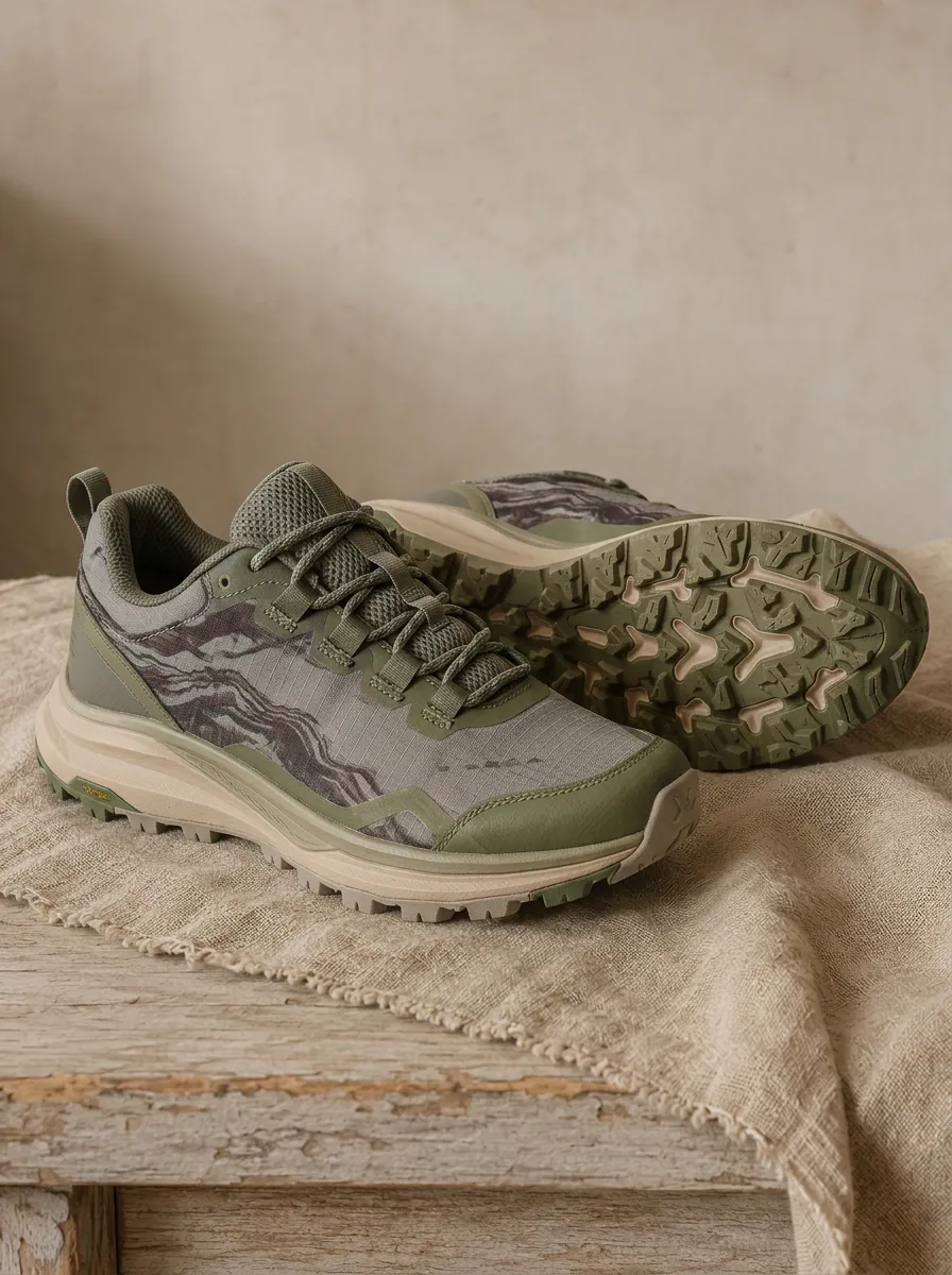 Women's Outdoor Hiking Tiger Camo Printed Sneakers