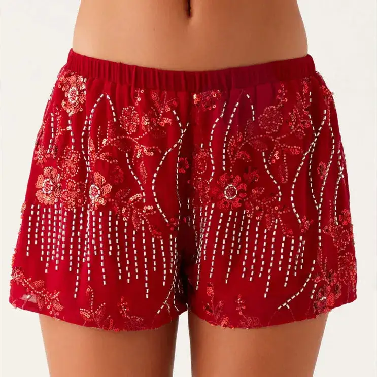 Refined Sequin Shorts