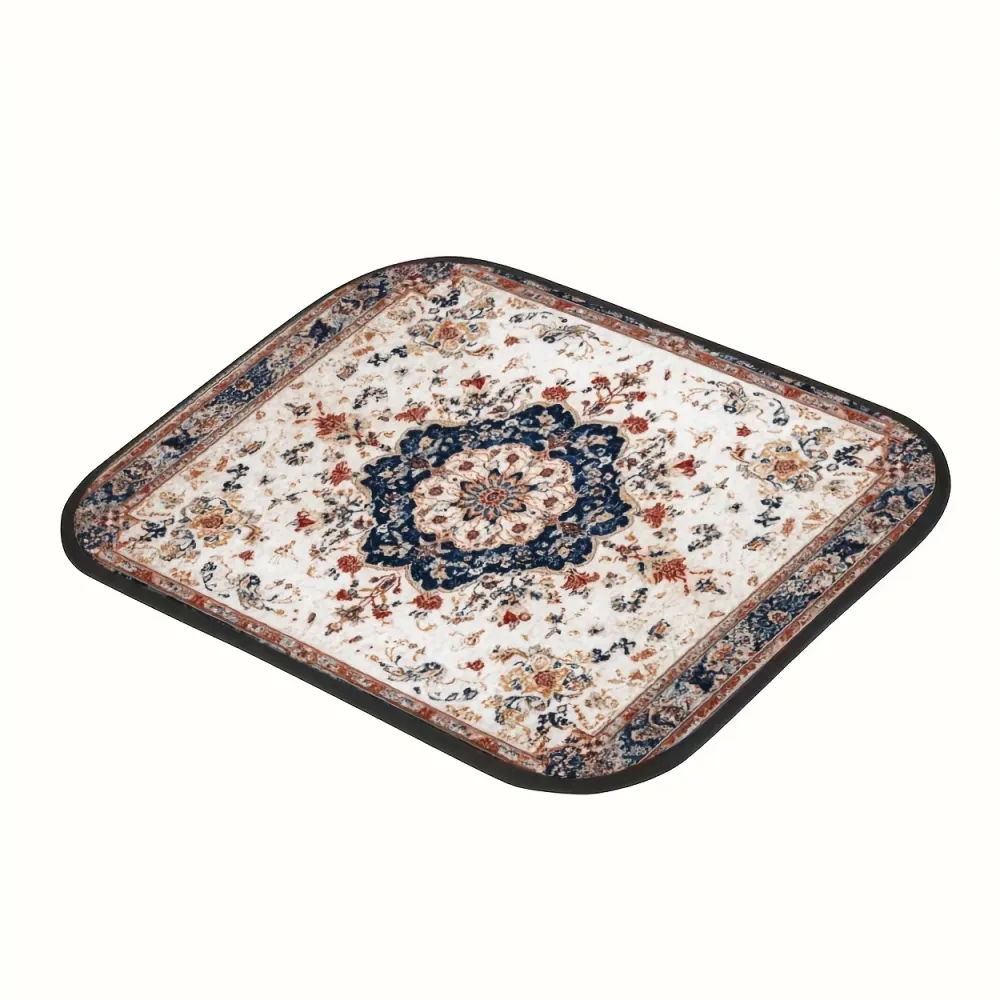 Vintage Floral Car Trunk Mat
