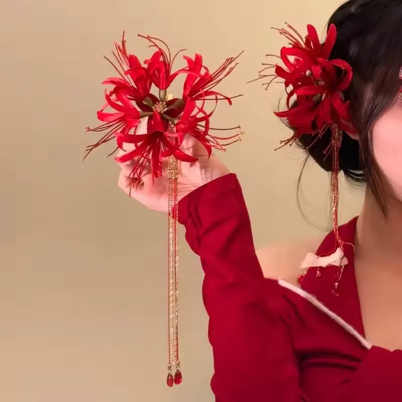 Fashionable Artistic Floral Hairpin