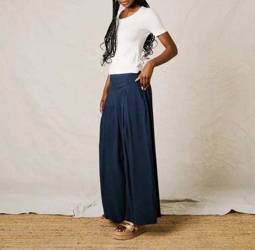 Linen No-Show Pants