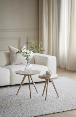 Scandinavian Nesting Table Set