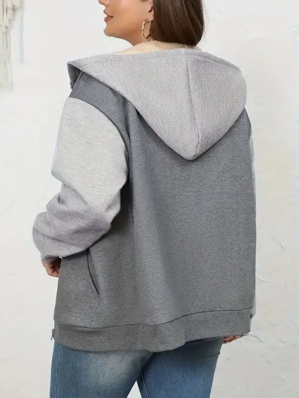 Relaxed Drawstring Pocketed Hoodie