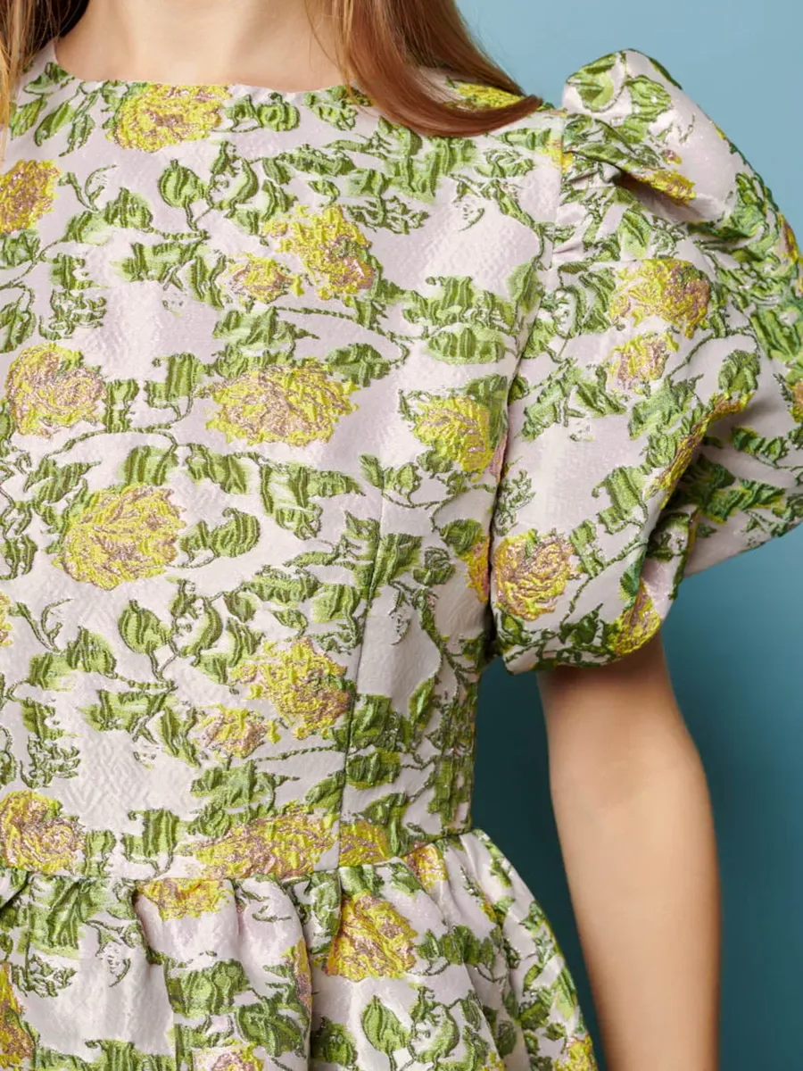 Jacquard Mini Dress