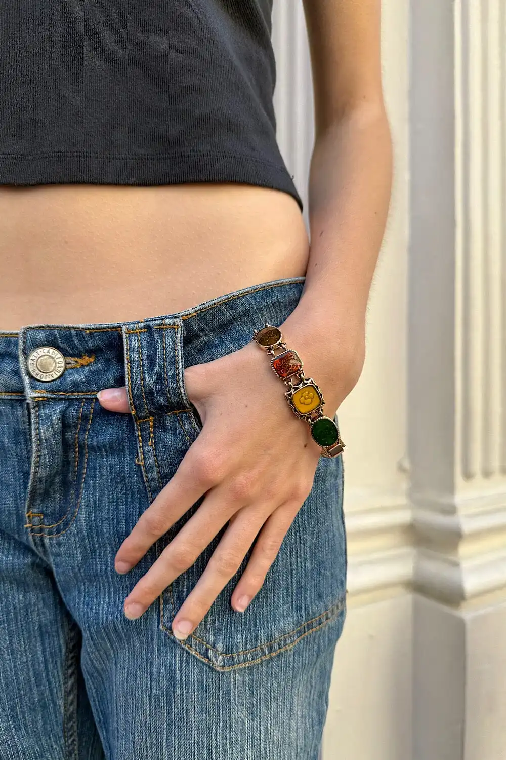 Mixed Shape Link Bracelet