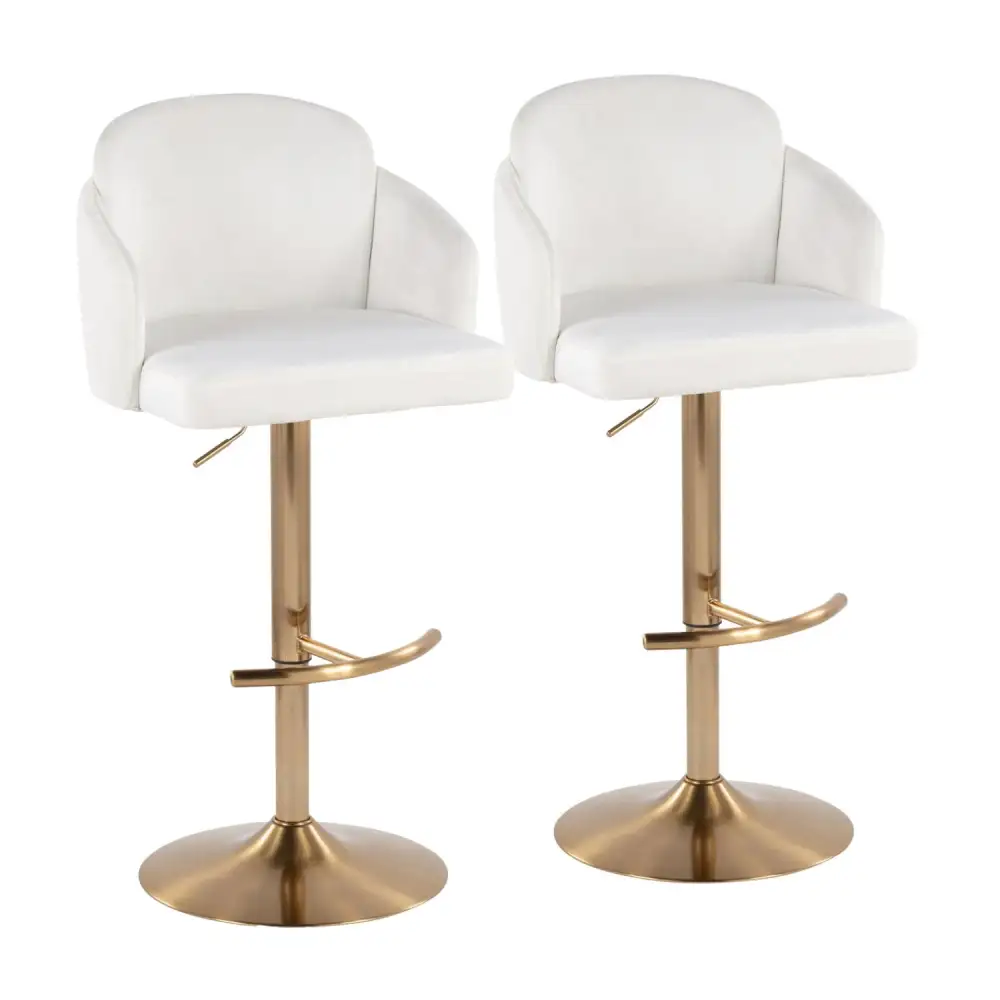 Adjustable Swivel Bar Stool