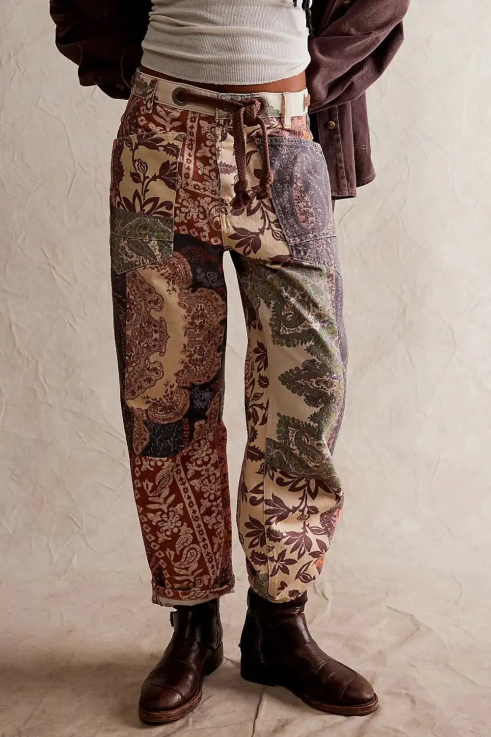 Moxie Pull-On Barrel Jeans Combo