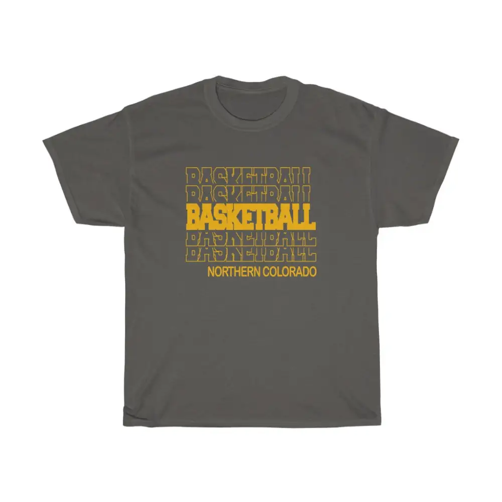 Basketball Northern Colorado in Modern Stacked Lettering