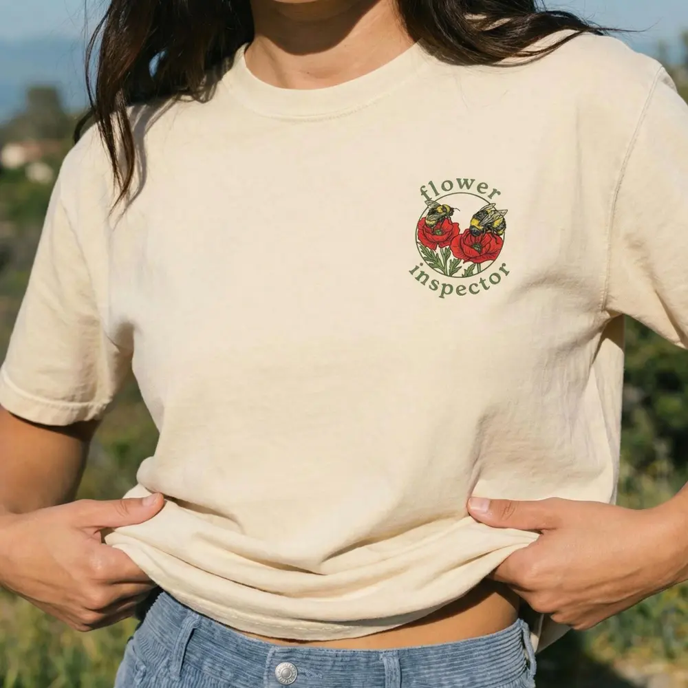 Floral Inspector Cotton Tee