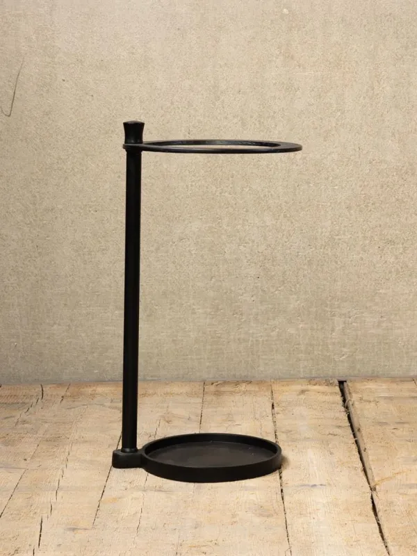 Black Metal Umbrella Storage Stand