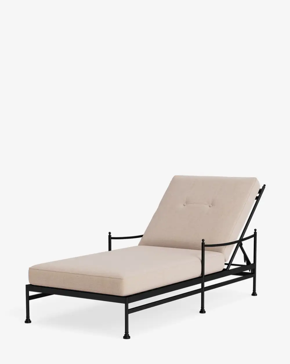 Tailored Aluminum Outdoor Chaise