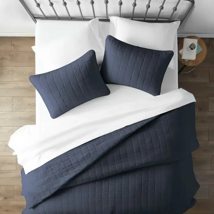 Relaxed Microfiber Farmhouse Bedspread Bedding Set