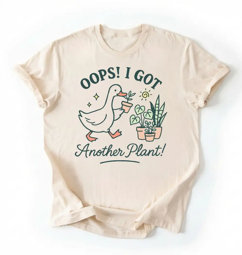 Goose Plant Graphic Cotton Tee