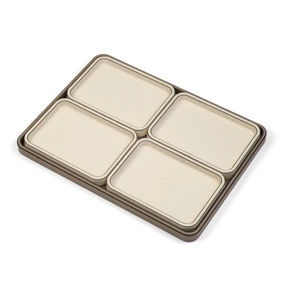 Hand-Stitched Leather Tray