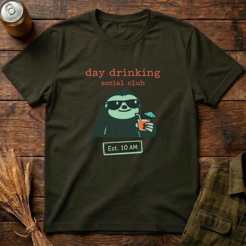 Social Drinking Social Hub Graphic Cotton T-Shirt