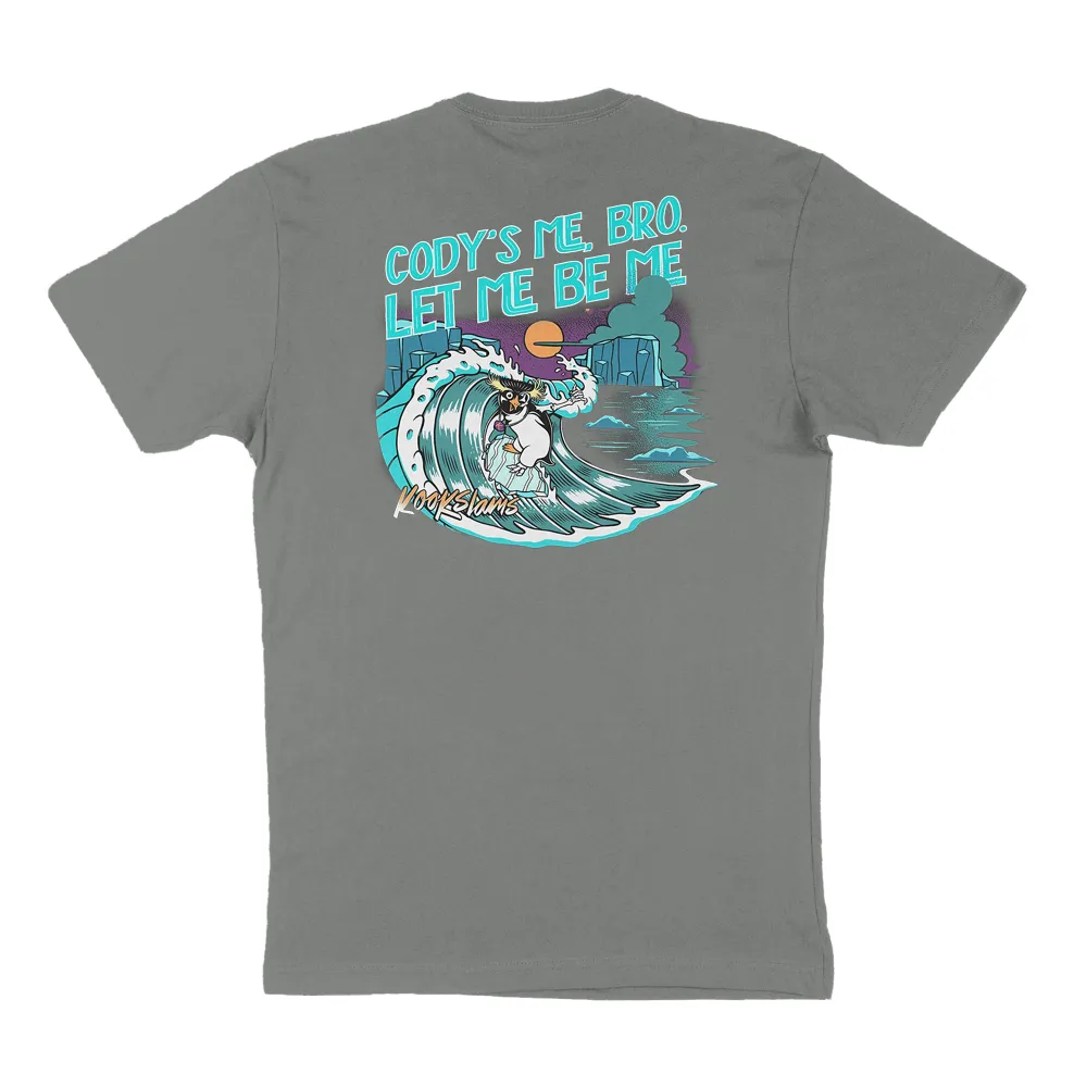 Surfing Freedom Slogan Graphic T-Shirt
