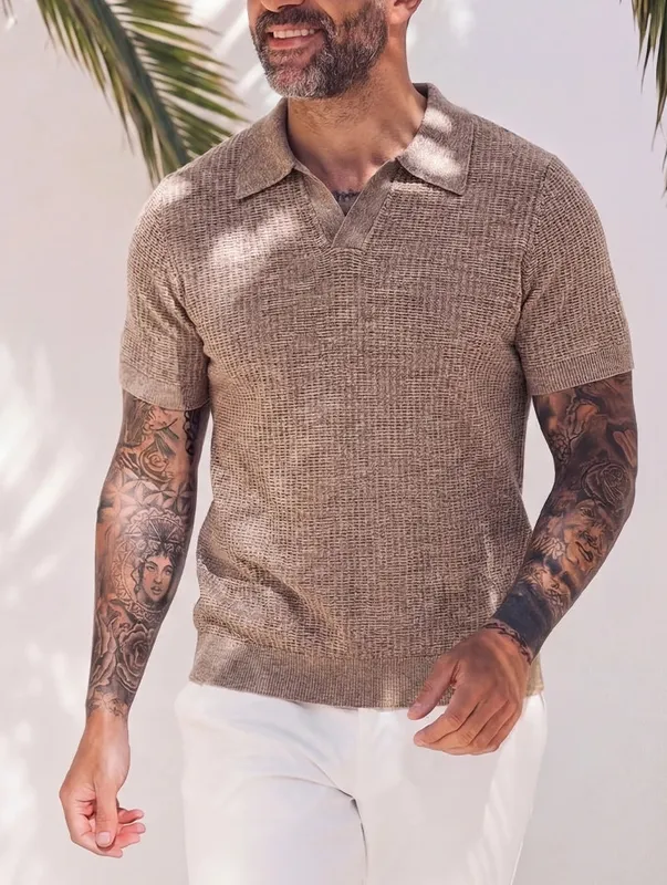 Brown Clean Fit Shirt Clean Cut