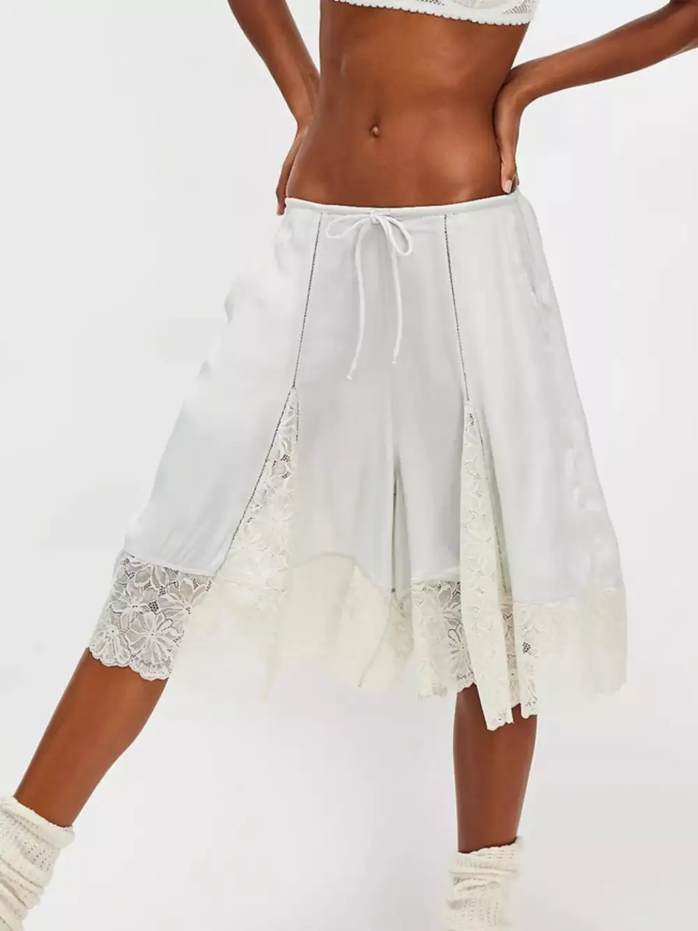 Everyday Lace Trim Shorts