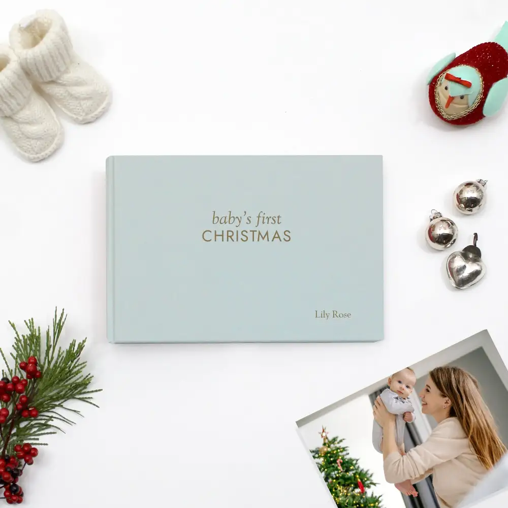 Classic Cotton Baby Christmas Photo Album