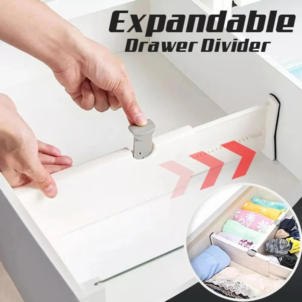Expandable Drawer Pan Kitchen Storage Organizer