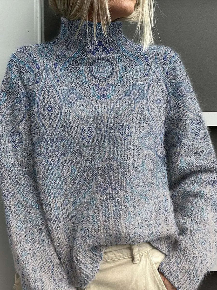 Soft Knit Turtleneck Knit Sweater
