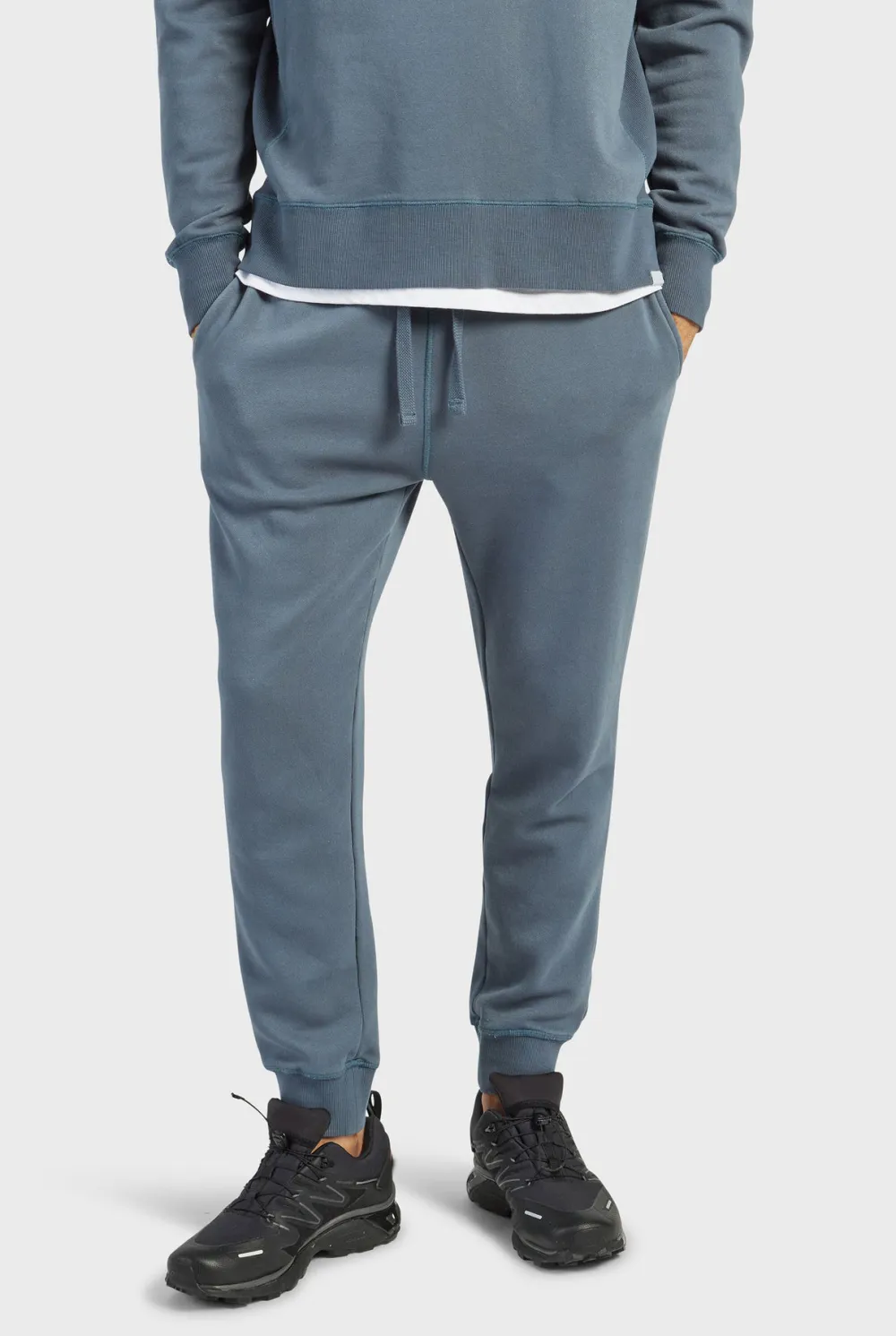 Soft Knit Elastic Waist Casual Sweatpants