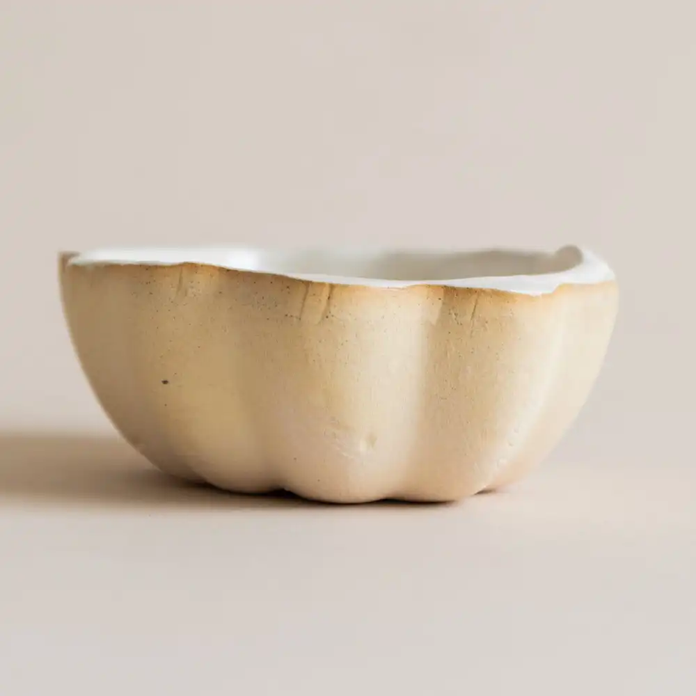 Scalloped Edge Serving Bowl