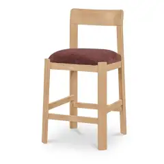 Dining Oak-Frame Counter Stool