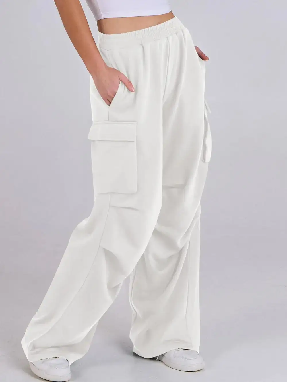 High Waist Wide Leg Pants