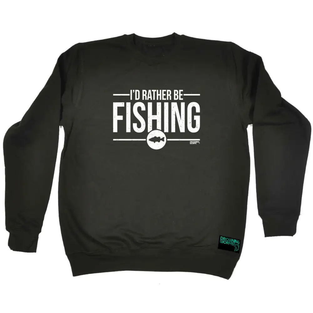 Rather Fishing Graphic Sweatshirt
