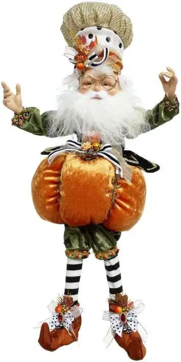 Festive Detail Pumpkin Ornament Doll