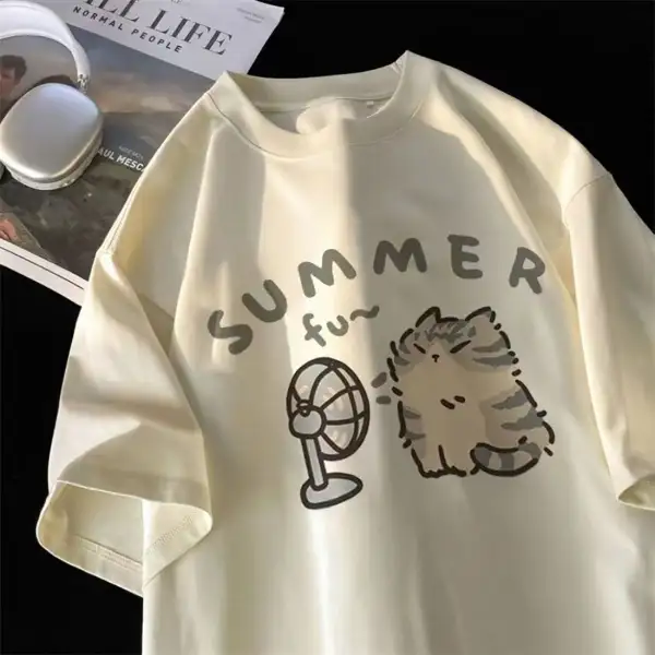 Cat Graphic T-Shirt