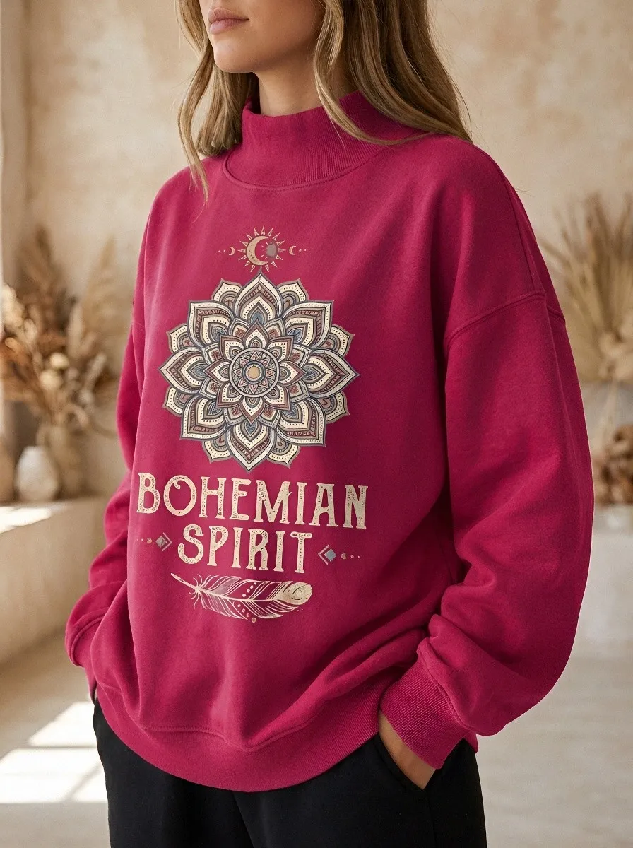 Bohemian Spirit Mandala Sweatshirt