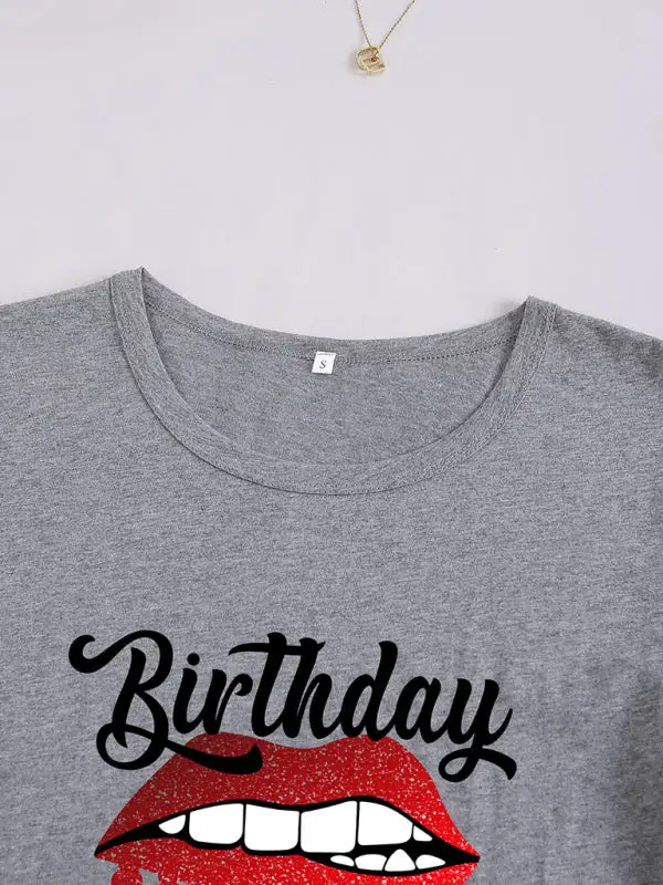 Polished Round-Neck Collared Short-Sleeve Knit T-Shirt