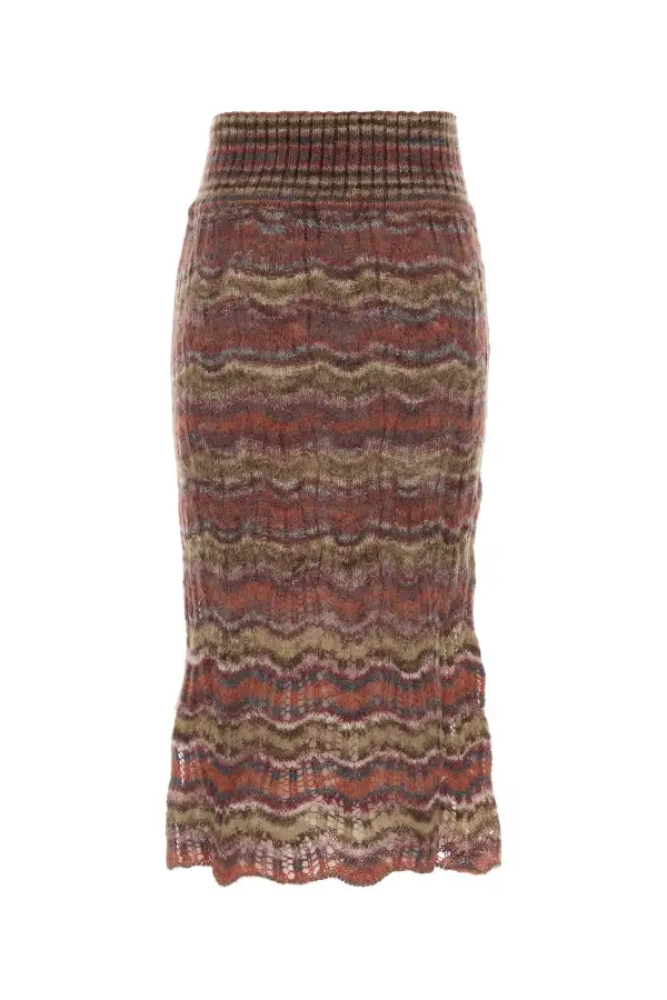 Mohair-Blend Skirt
