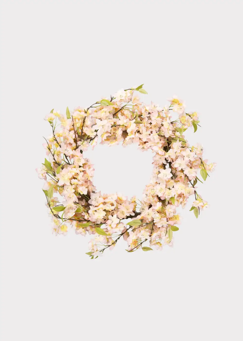 Artificial Statement Cherry Blossom Wreath