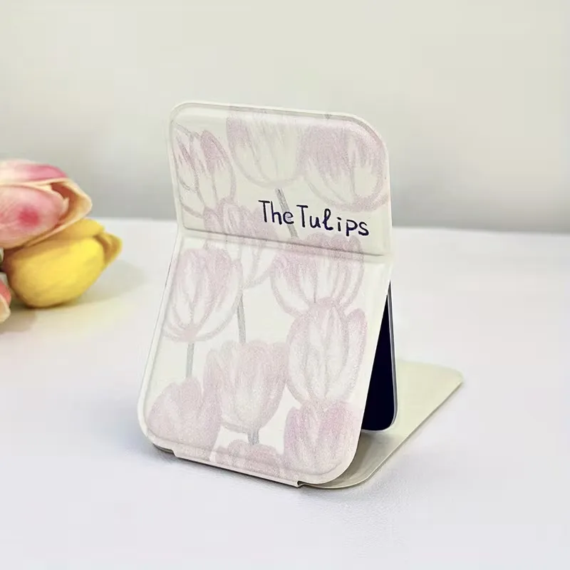 Floral Tulip Foldable Mirror